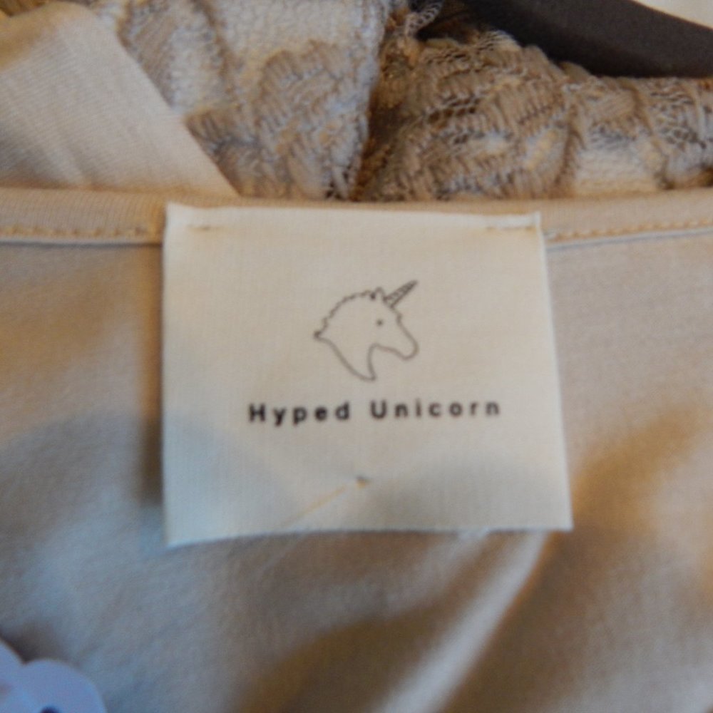 Hyped Unicorn Ruffle Top Various Sizes - Picture 9 of 10